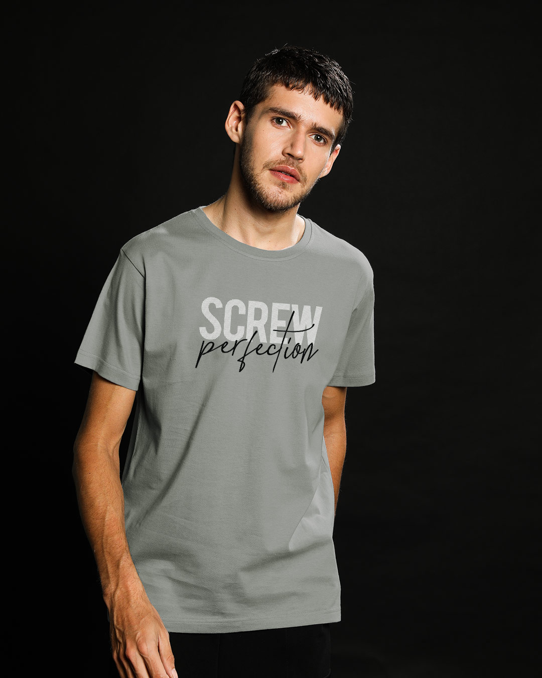 Shop Screw Perfection Half Sleeve T-Shirt-Back