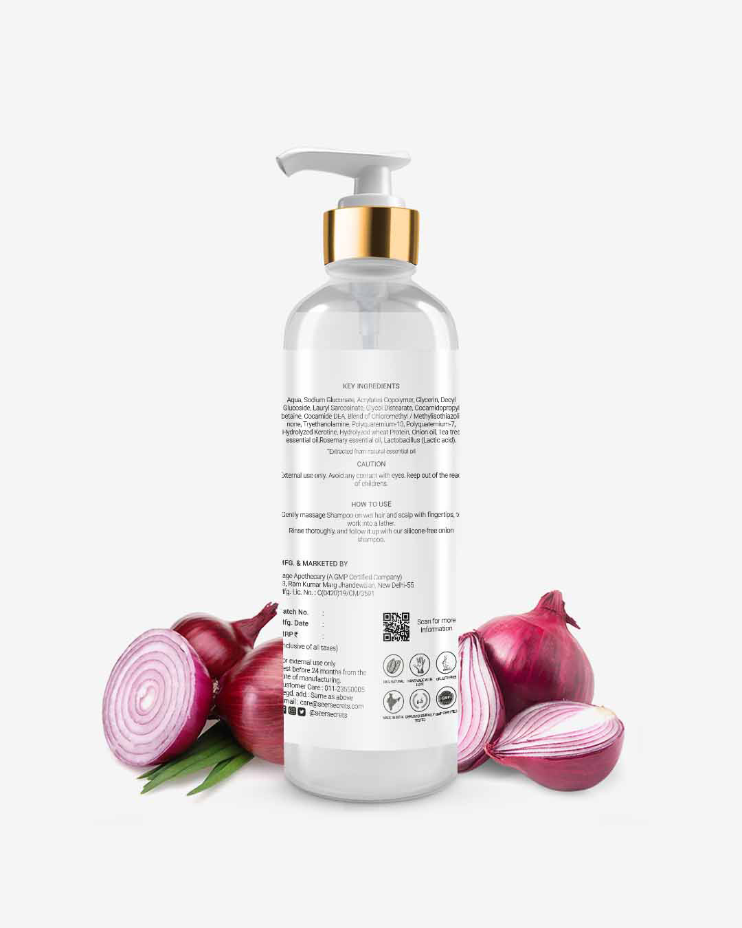 Shop Probiotic Root Strengthening Onion Shampoo-Back