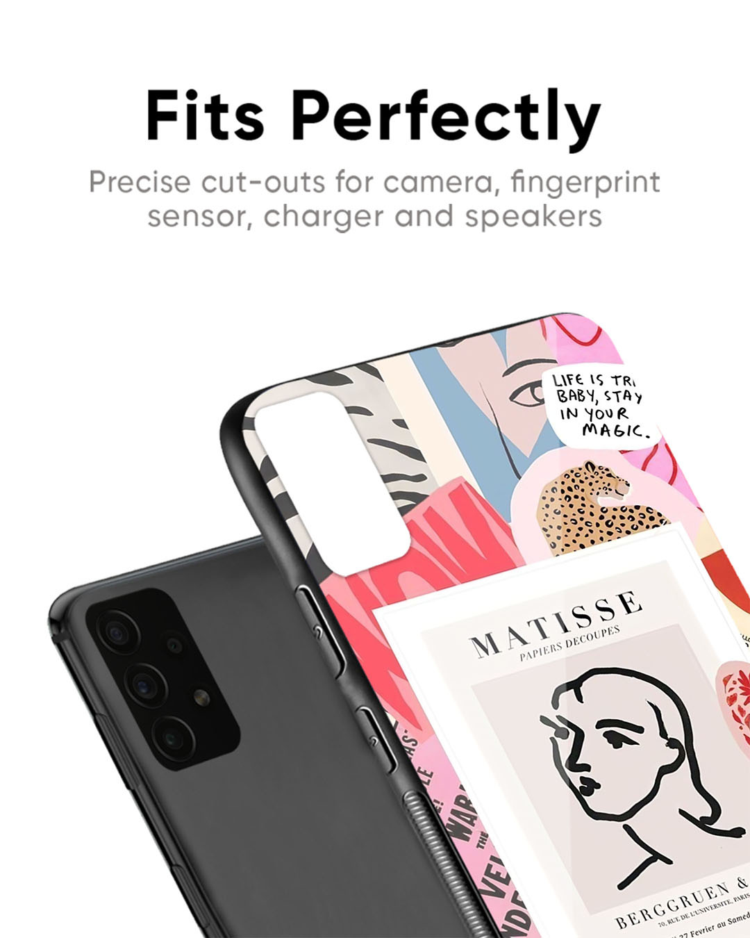 Shop Self Love Premium Glass Case for Oppo Reno11 5G(Shock Proof, Scratch Resistant)-Back