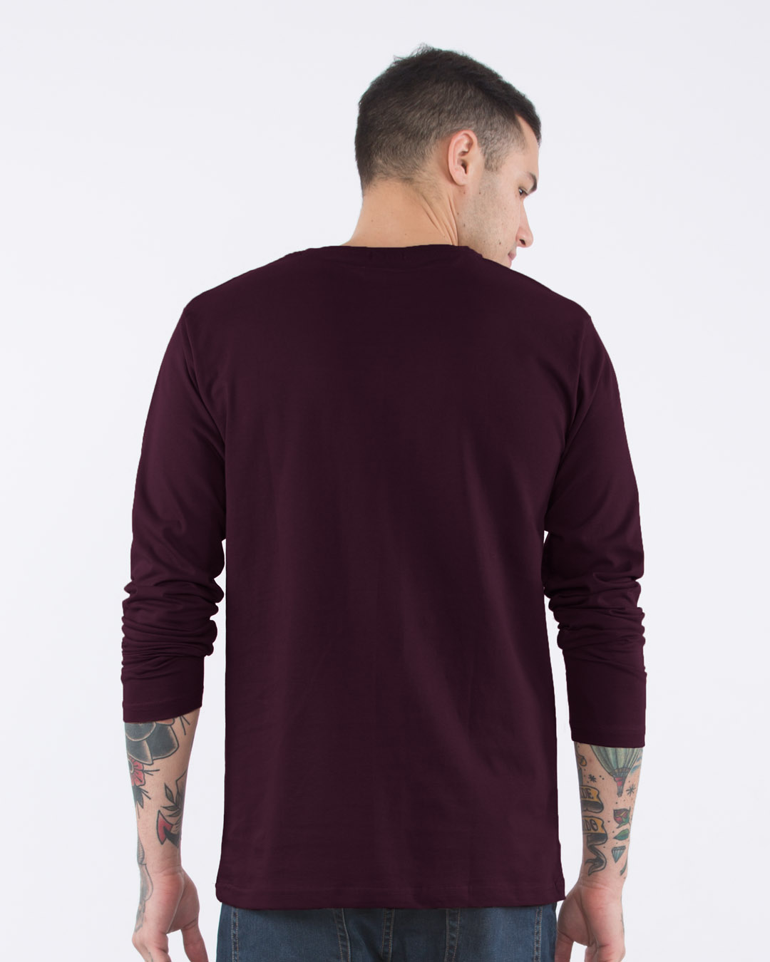 Shop Self Made Full Sleeve T-Shirt-Back