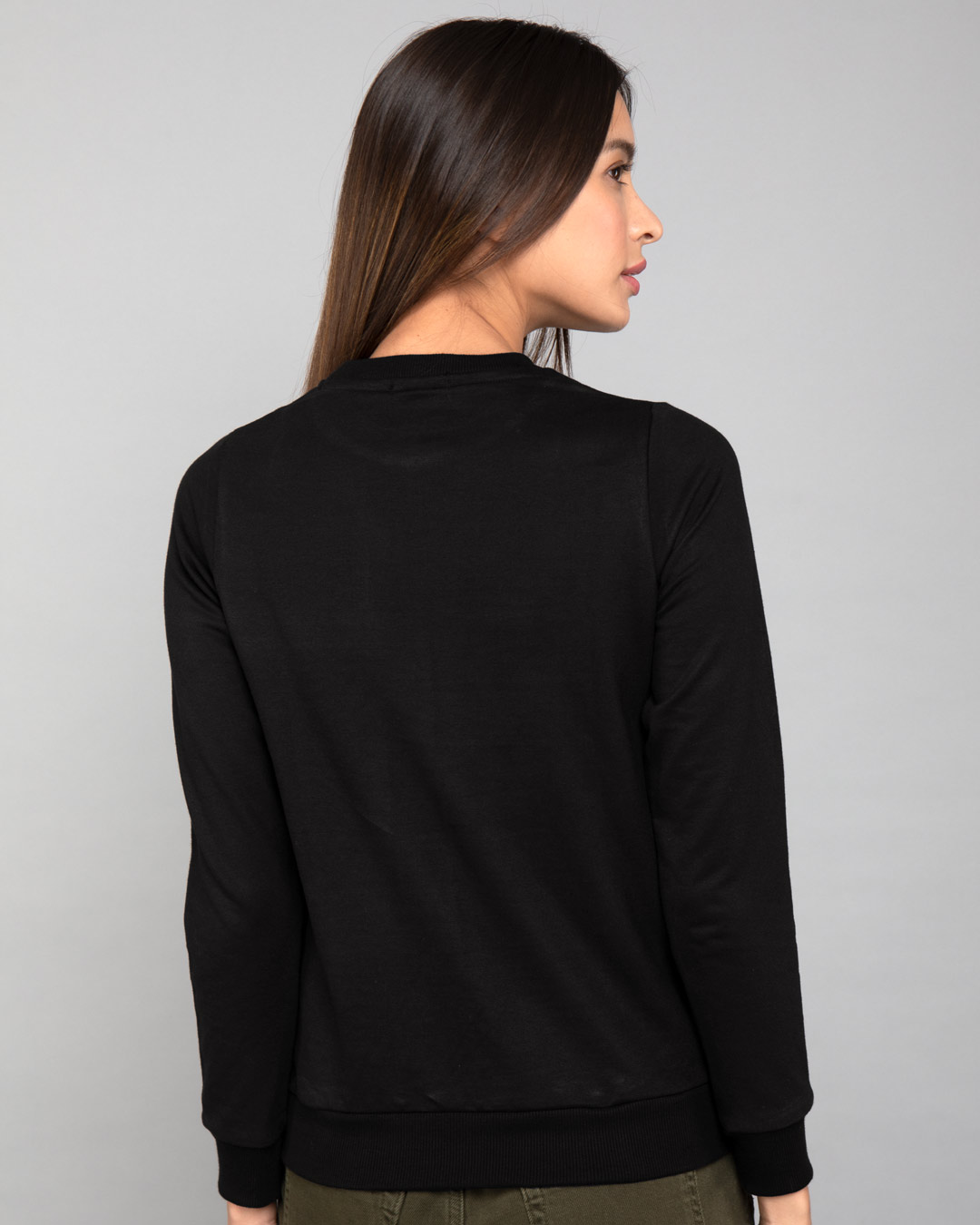 Shop Sequins Mickey Fleece Light Sweatshirt (DL)-Back