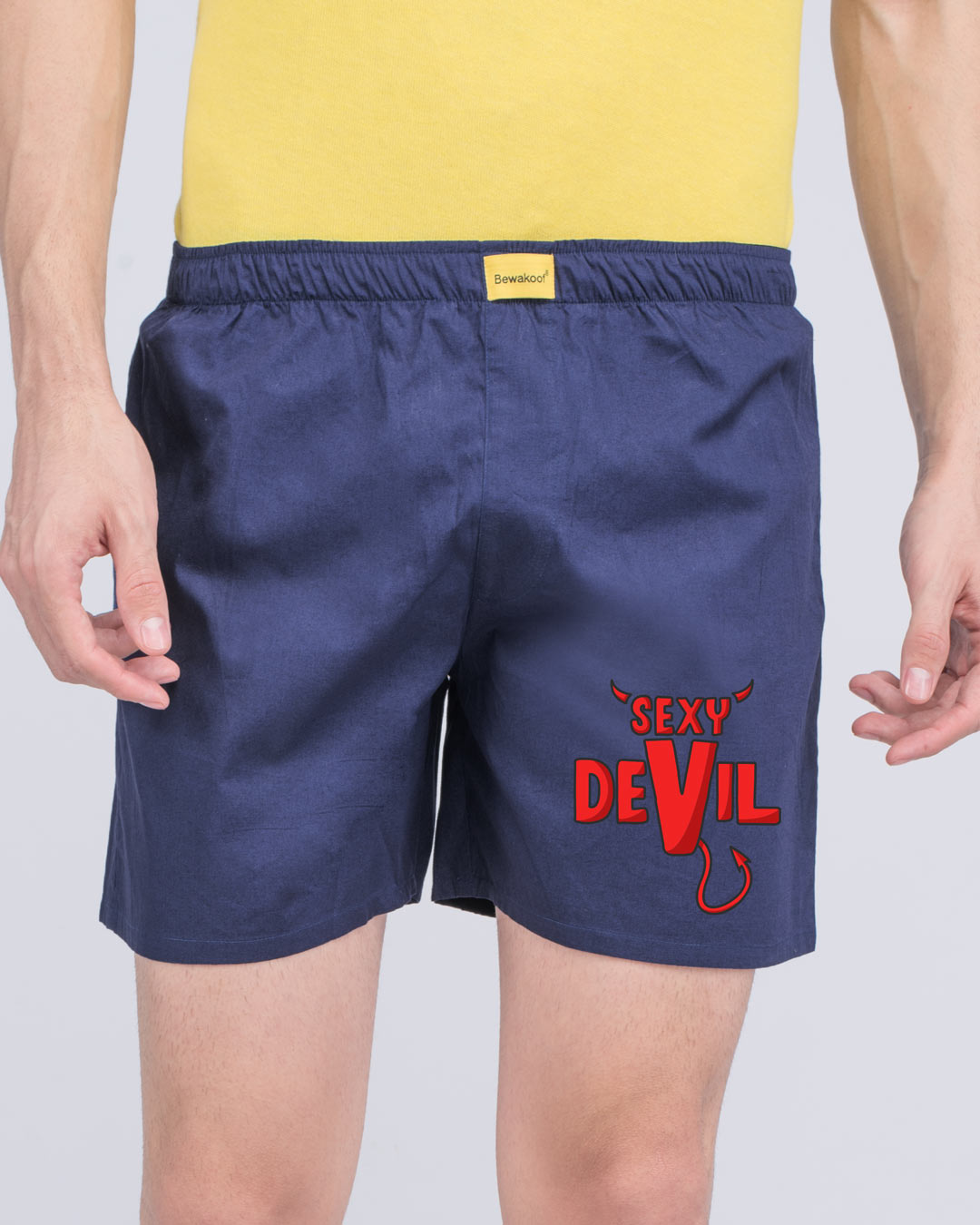 Shop Sexy Devil Side Printed Boxer-Back