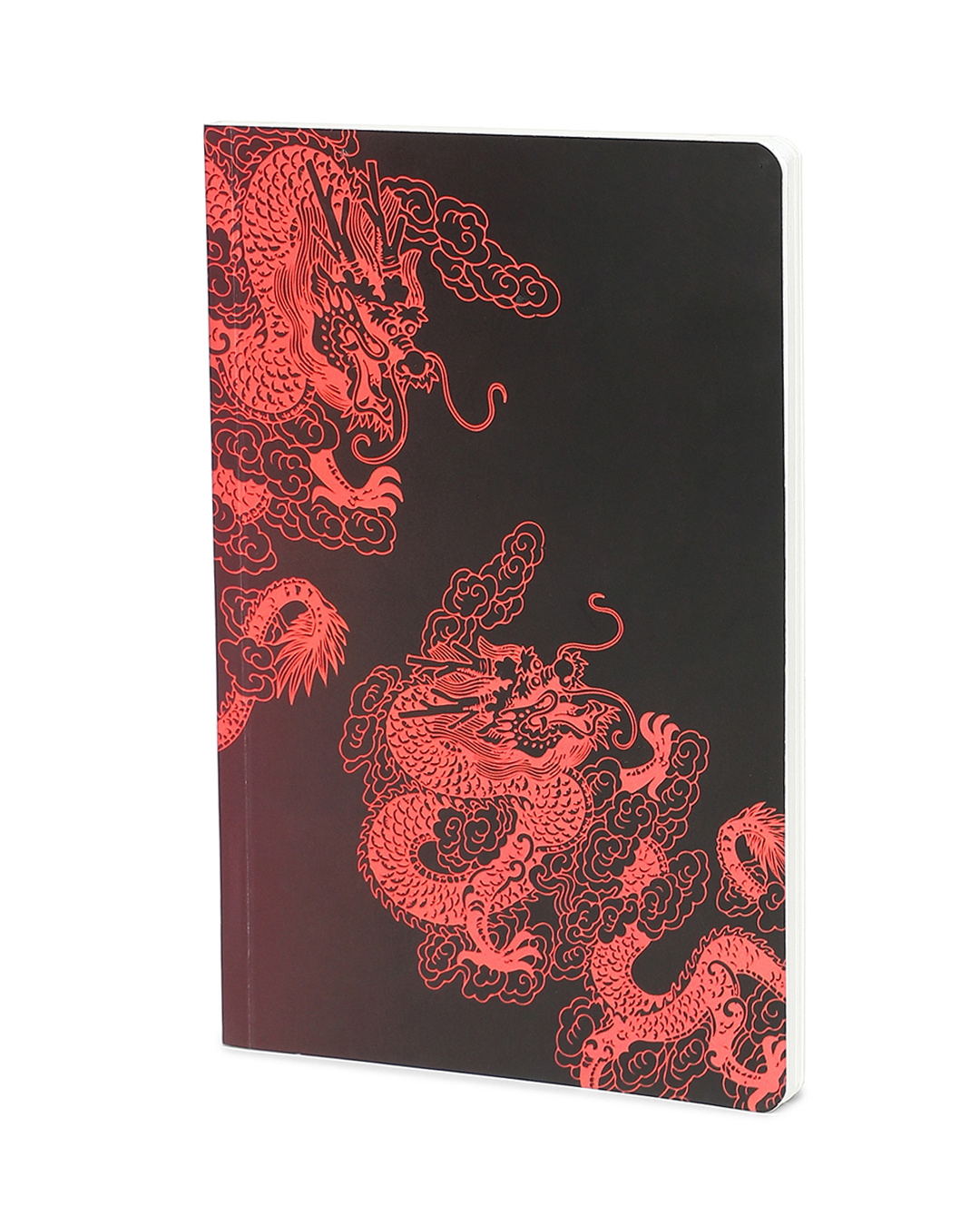 Shop Shaded Red Dragon Notebook-Back