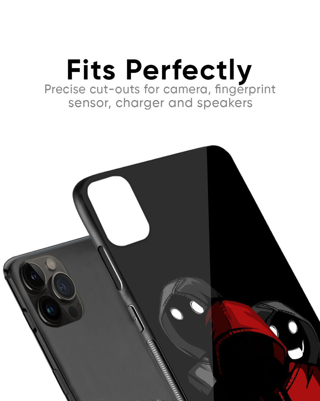 Shop Shadow Character Premium Glass Case for Apple iPhone 11 Pro (Shock Proof, Scratch Resistant)-Back
