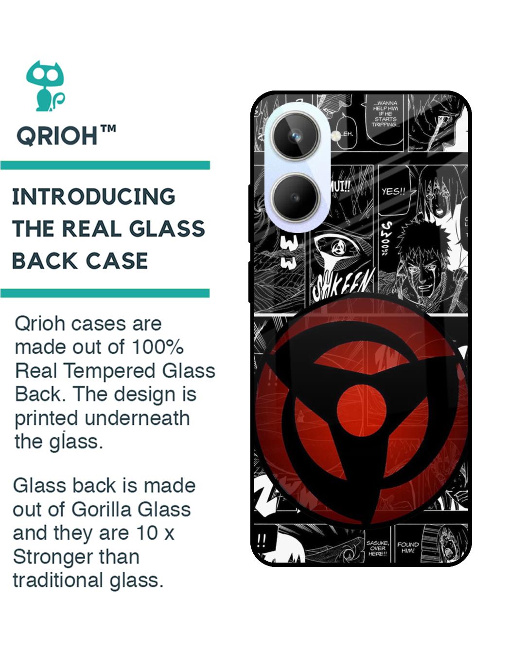 Shop Sharingan Premium Glass Case for Realme 10 5G(Shock Proof, Scratch Resistant)-Back