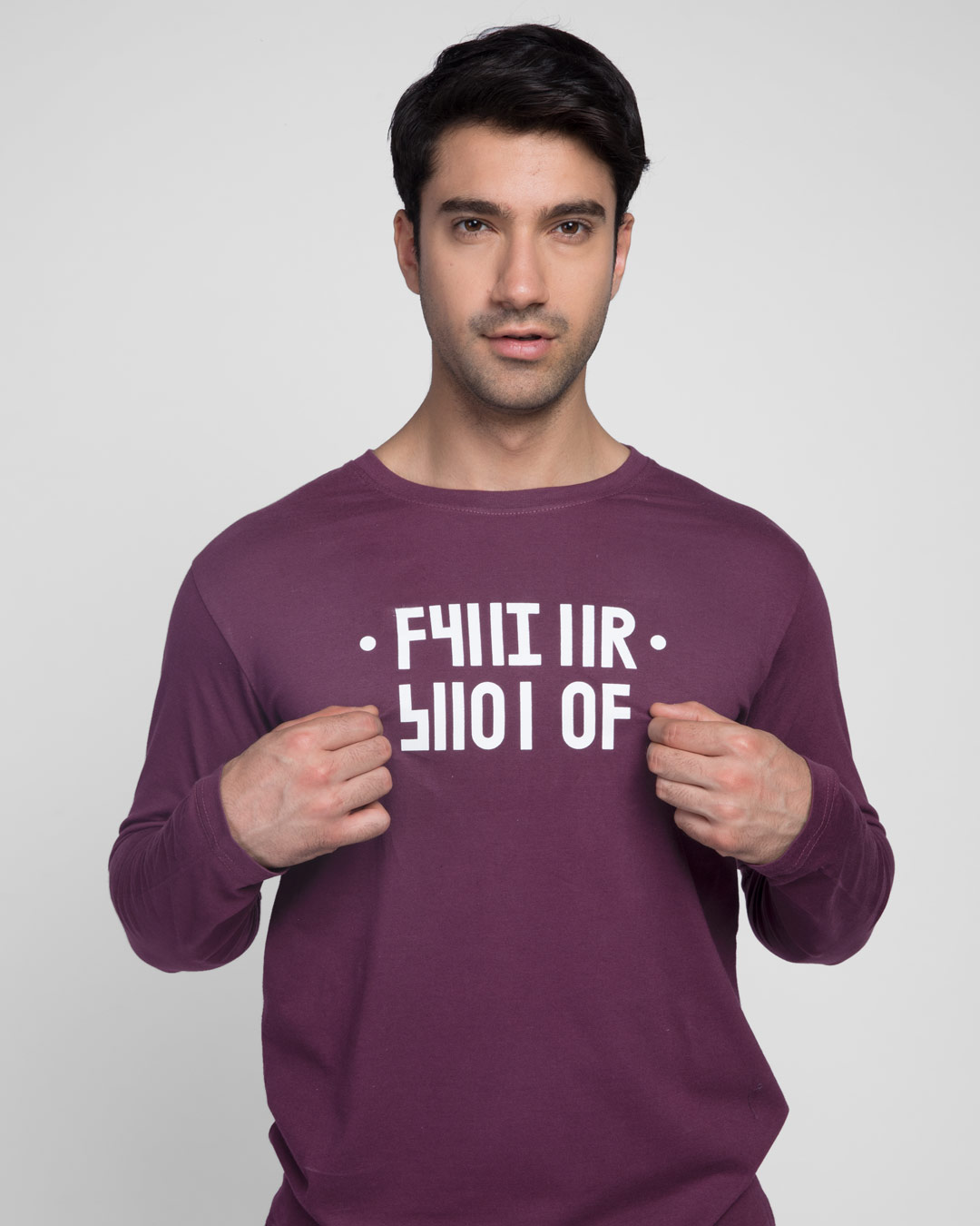 Shop Shut Up Full Sleeve T-Shirt (Hidden Message)-Back