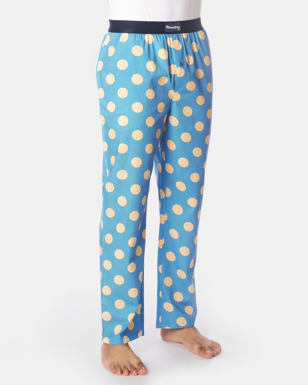 Shop Sicilian Lemon Pyjamas Blue-Back