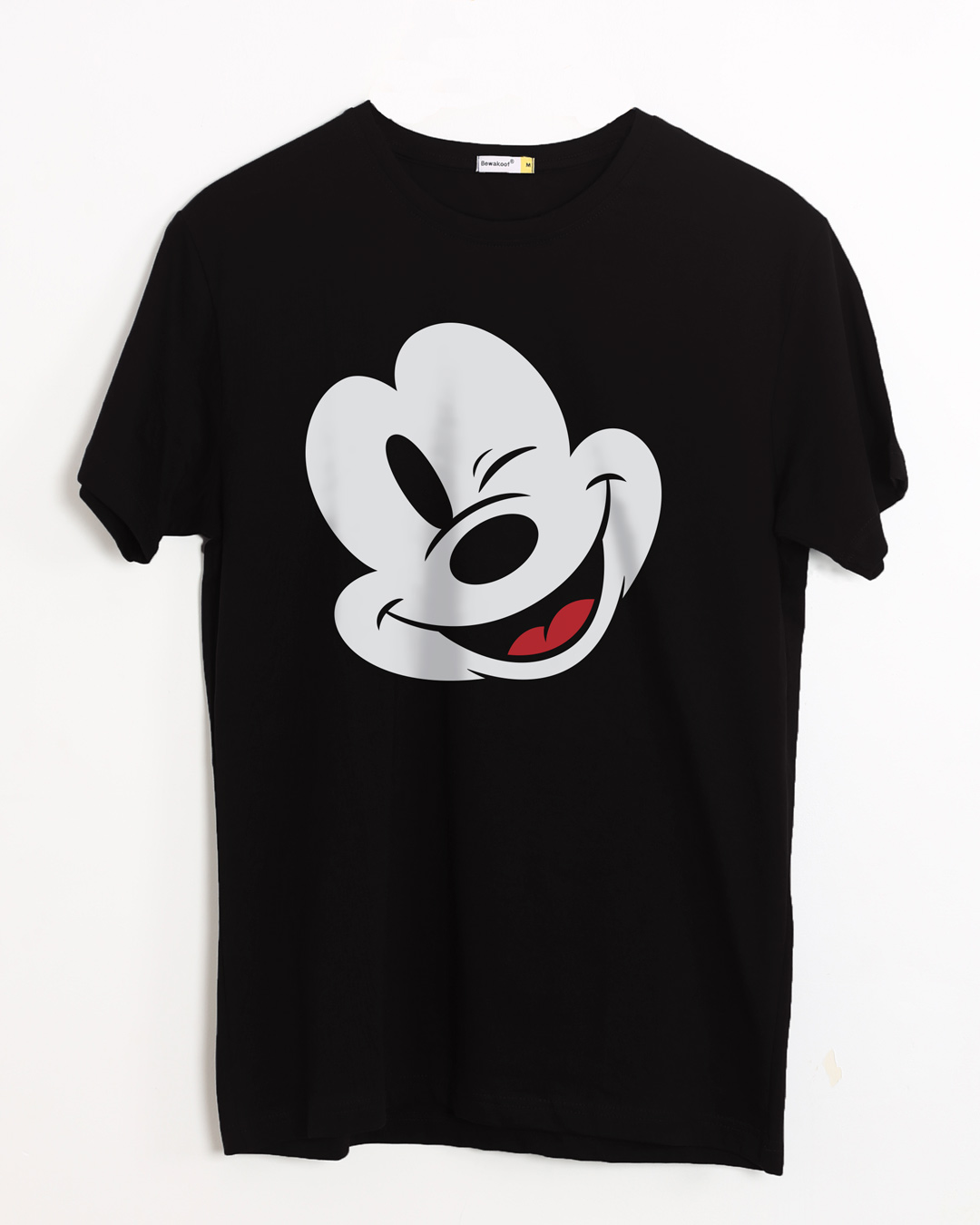 Buy Sideways Mickey (DL) Printed Half Sleeve T-Shirt For Men Online ...