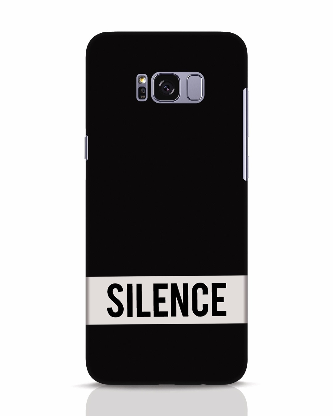Silence Samsung Galaxy S8 Mobile Cover Samsung Galaxy S8 Mobile Covers Bewakoof.com
