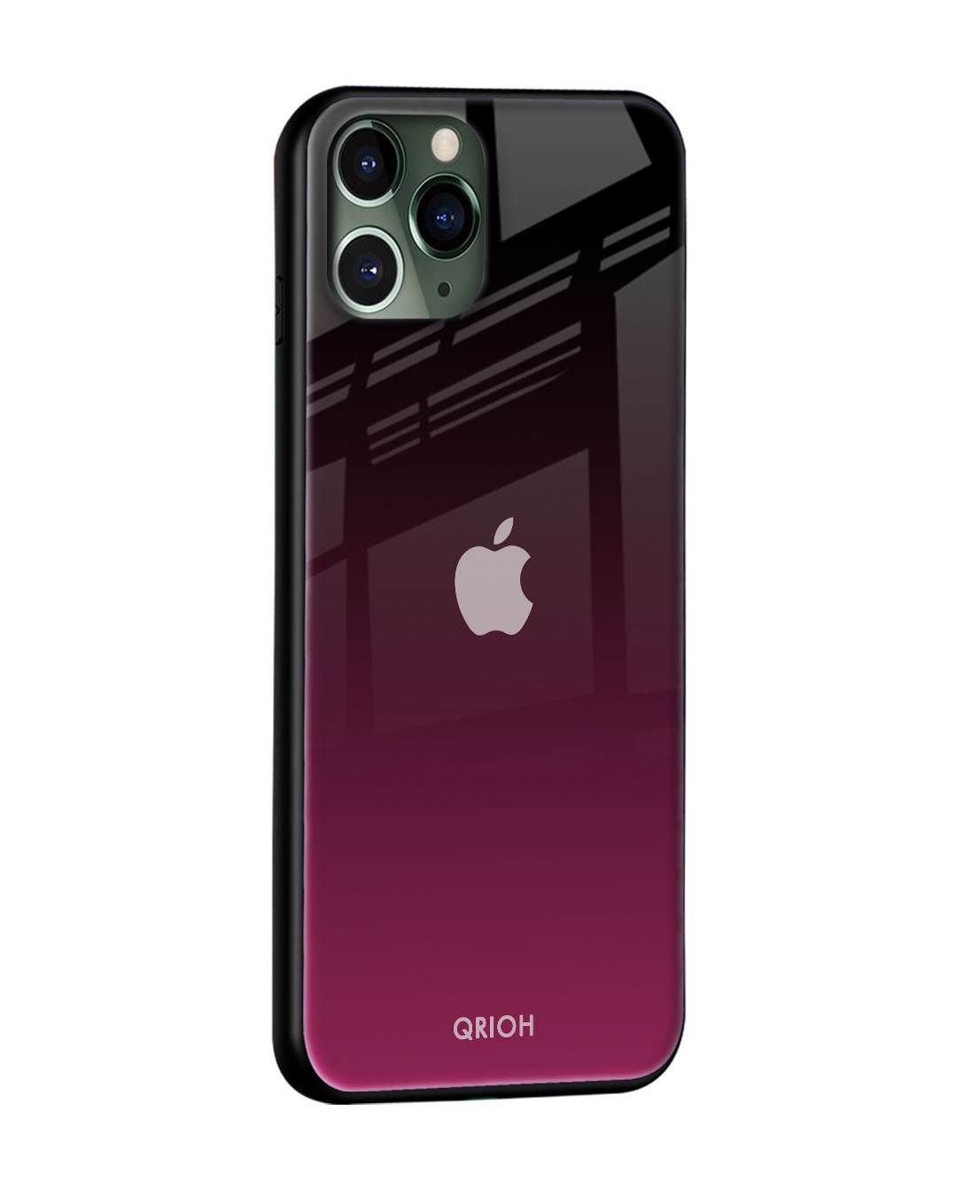 Shop Silicon Glass Cover For iPhone 11 Pro (Light Weight, Impact Resistant)-Back