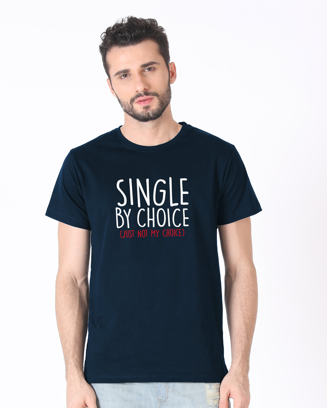 Shop Single By Choice Half Sleeve T-Shirt-Back