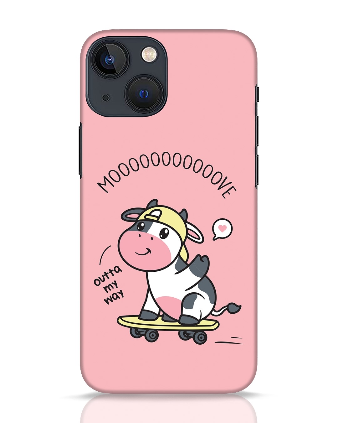 Buy Skater Moo Designer Hard Cover for Apple iPhone 13 mini Online in ...