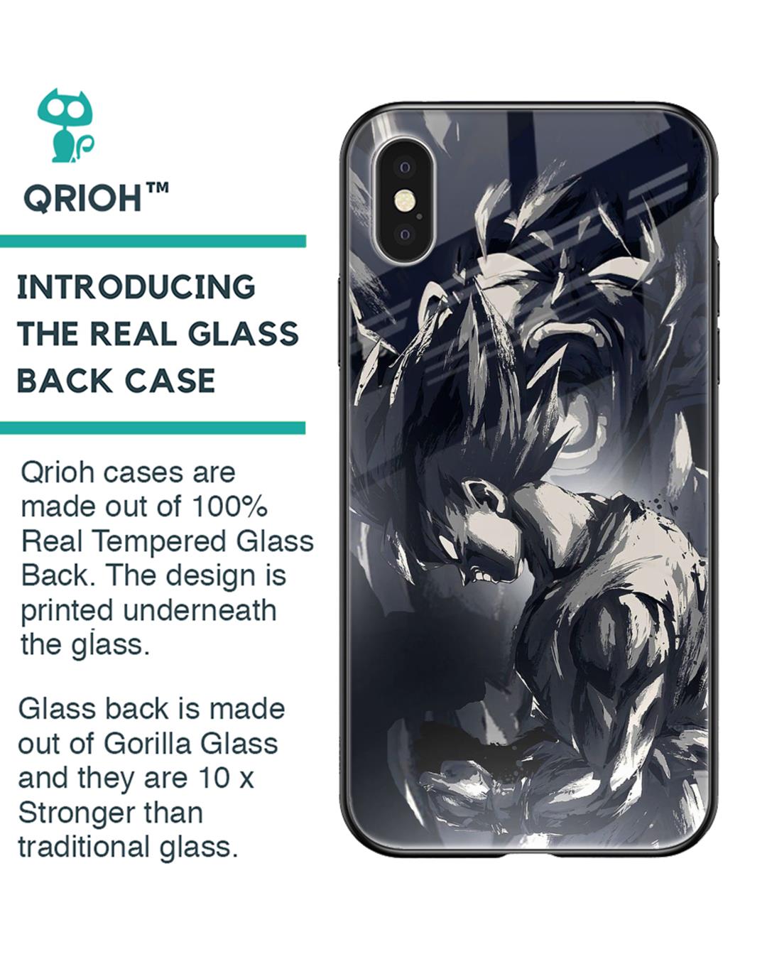 Shop Sketch Art DB Premium Glass Case for Apple iPhone X (Shock Proof,Scratch Resistant)-Back