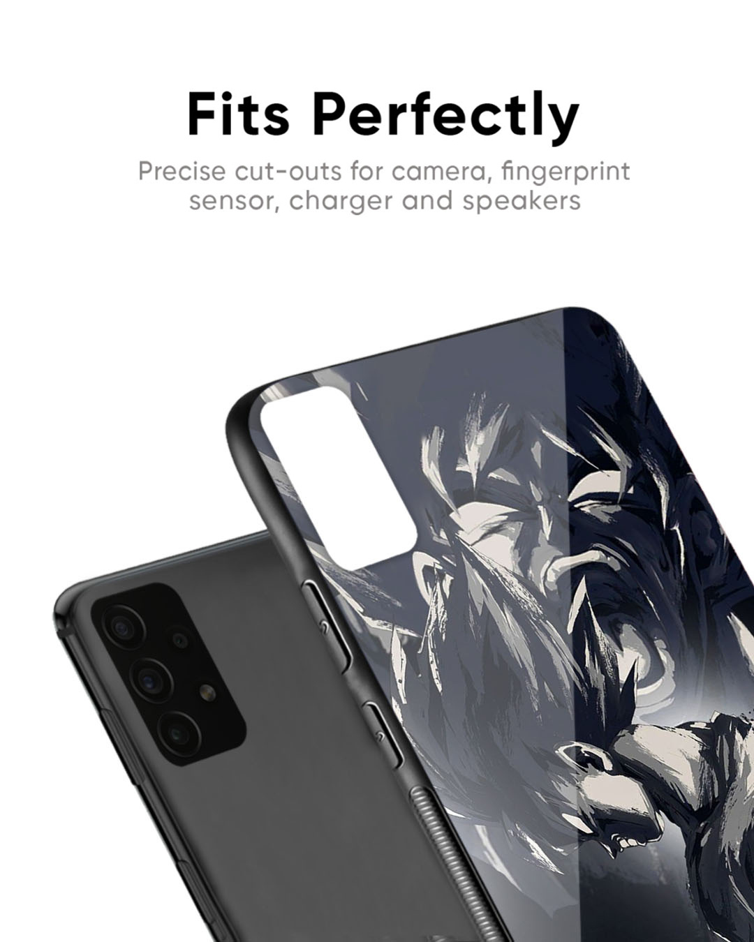 Shop Sketch Art DB Premium Glass Case for Realme 11 Pro+ 5G (Shock Proof, Scratch Resistant)-Back