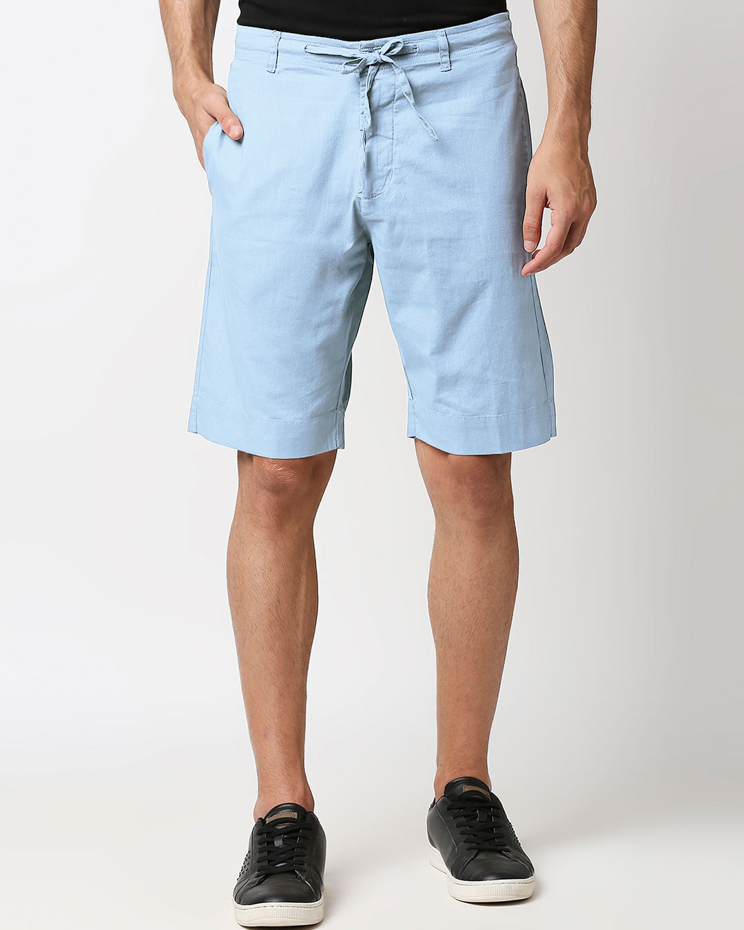 Shop Sky Blue Comfort Shorts-Back