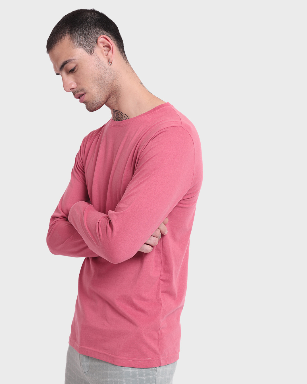 Shop Slate Rose Full Sleeve T-shirt-Back