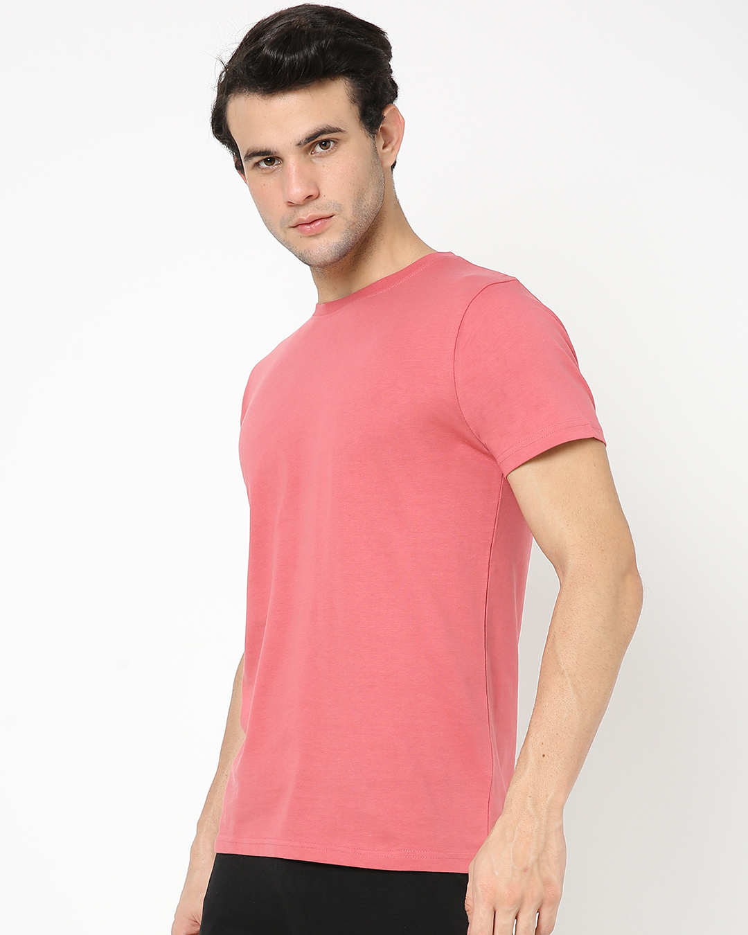 Shop Men's Pink T-shirt-Back