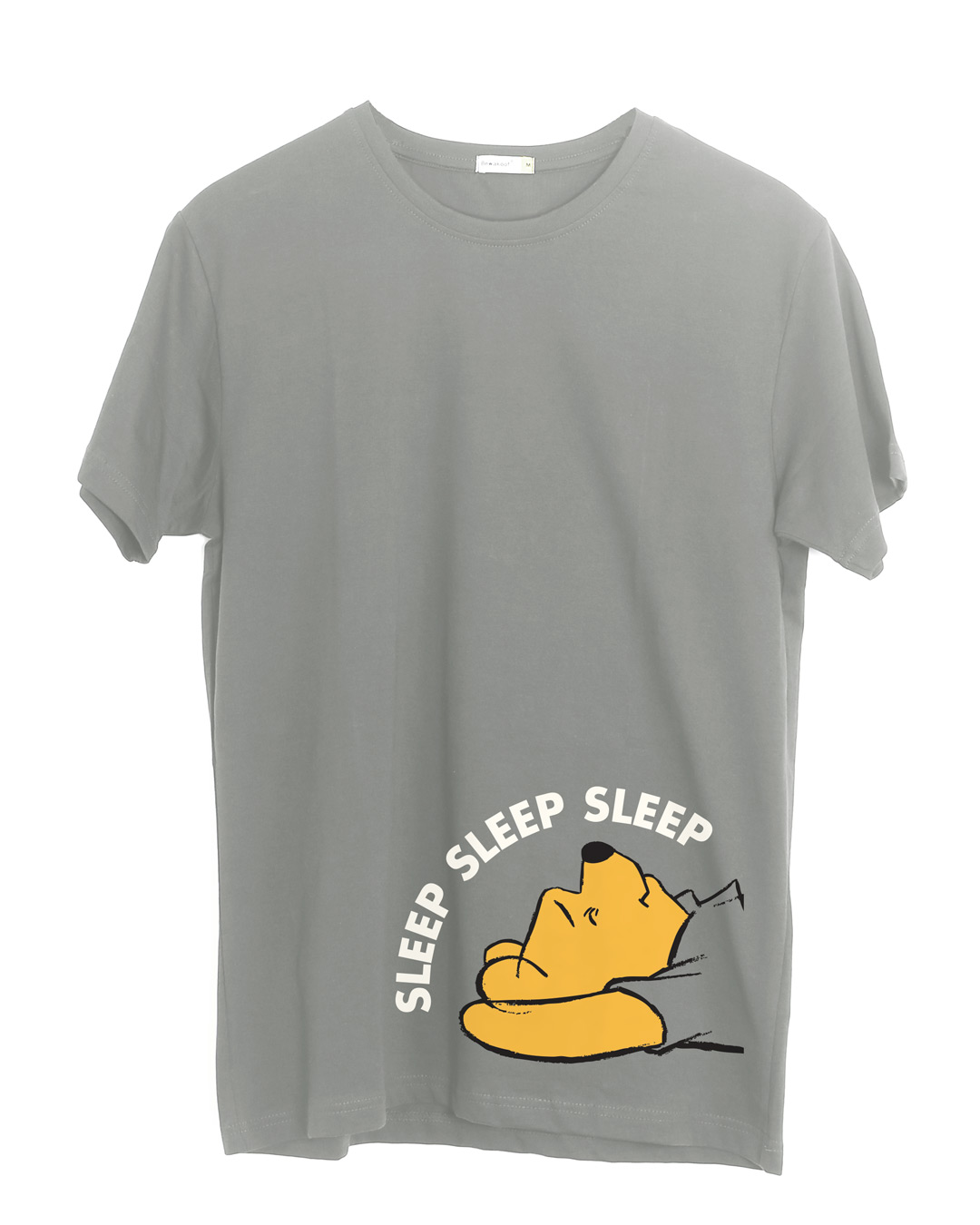 Buy Sleep Sleep Sleep Half Sleeve TShirt (DL) for Men grey Online at Bewakoof