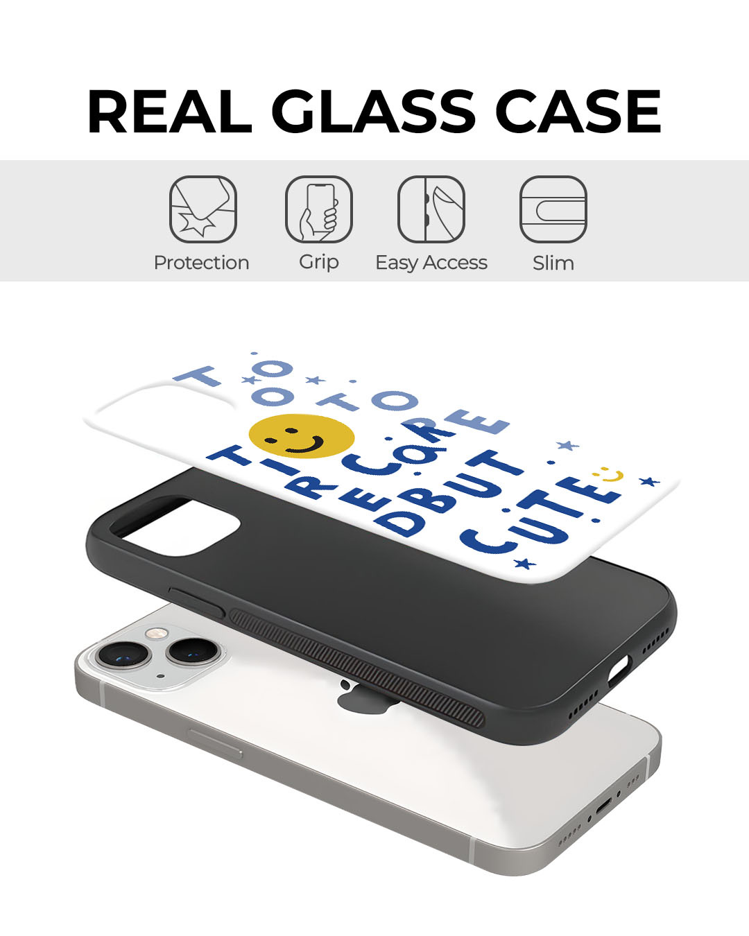Shop Sleepy Saas Premium Glass Cover for Apple iPhone 13 Pro-Back