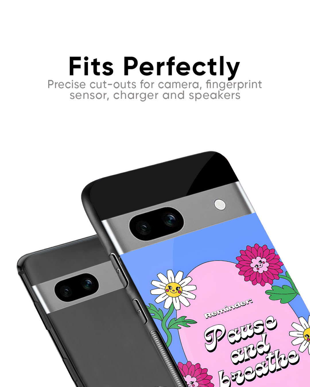 Shop Smell Like Floral Premium Glass Cover for Google Pixel 6a (Shock Proof, Scratch Resistant)-Back