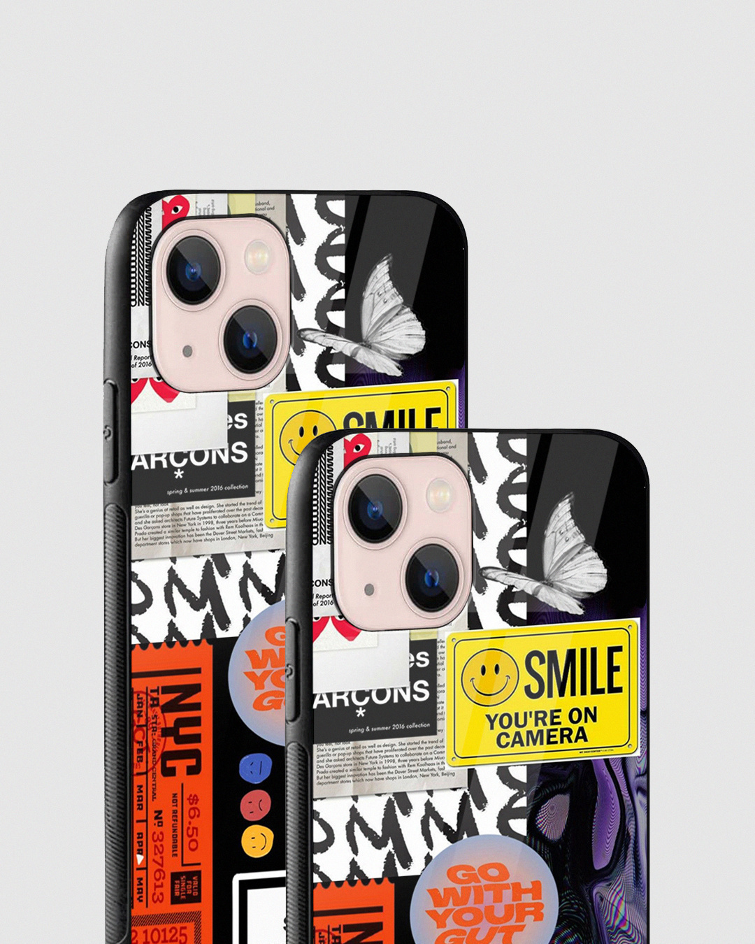 Shop Smile You're On Camera Premium Glass Case for Apple iPhone 15-Back