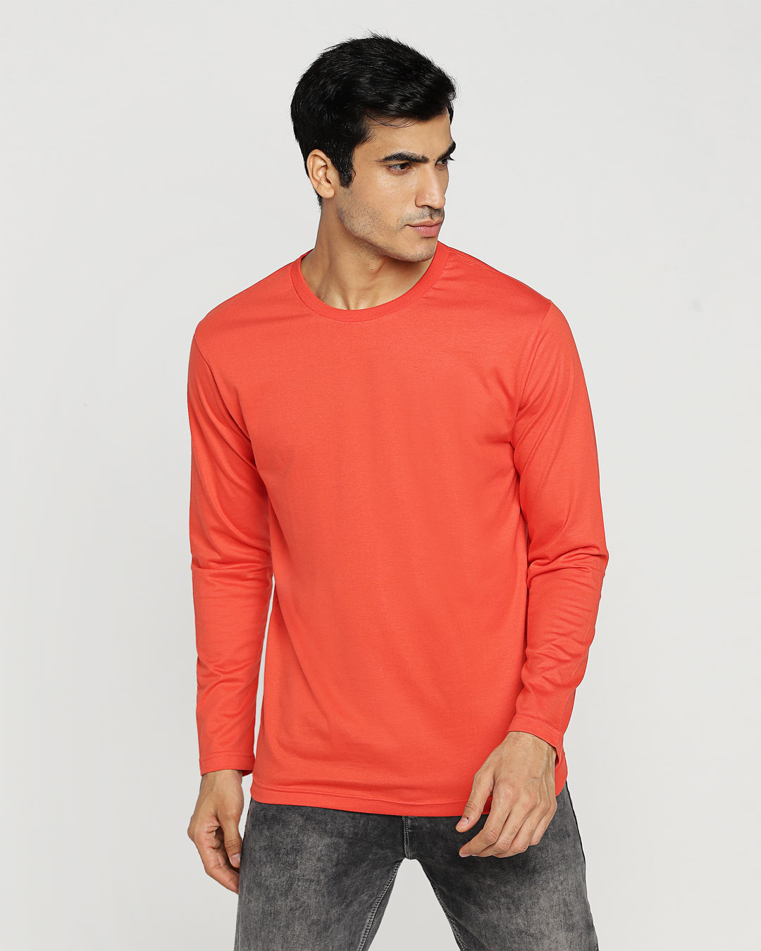 Shop Men's Smoke Red T-shirt-Back