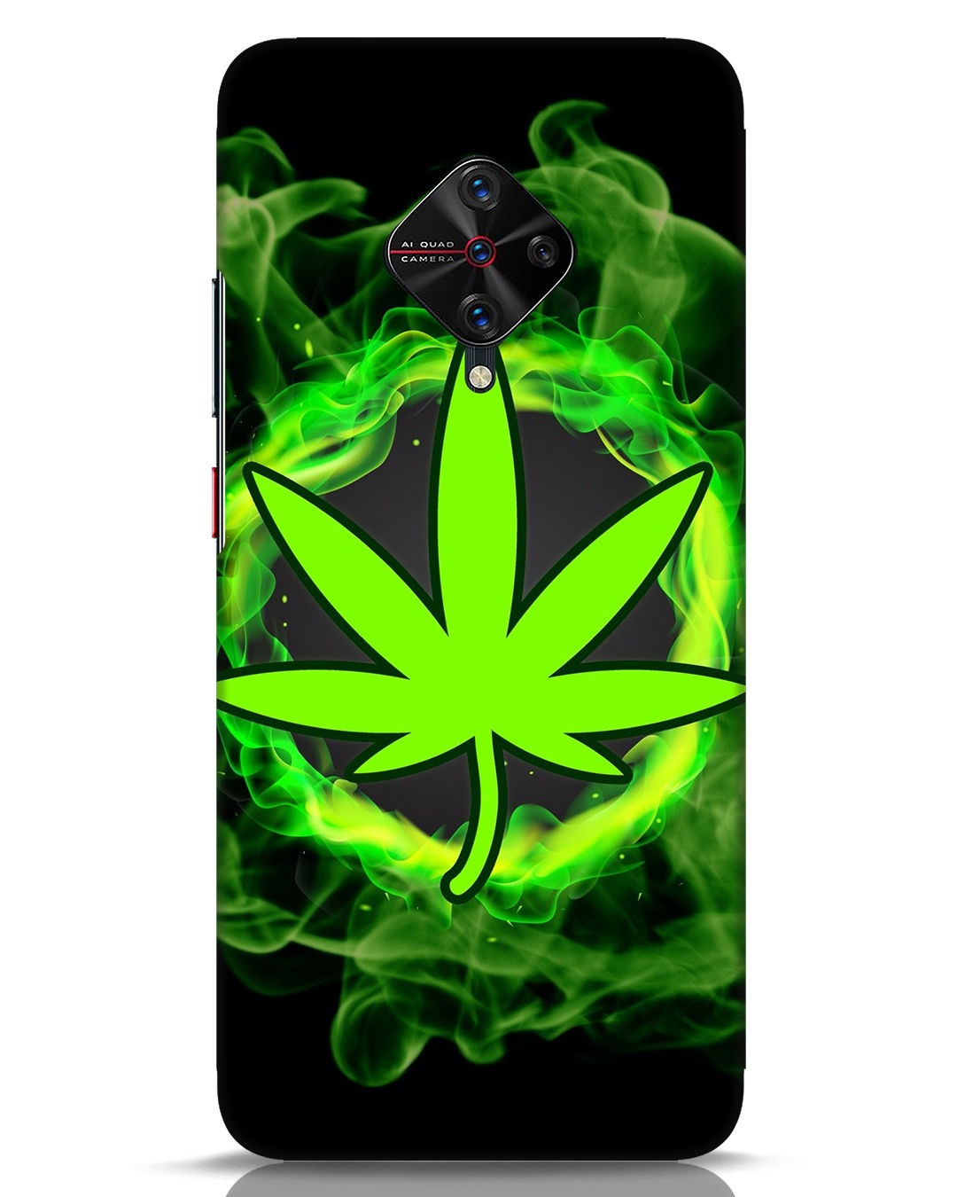 Buy Smokey Leaf Designer Hard Cover for Vivo S1 Pro Online in India at 