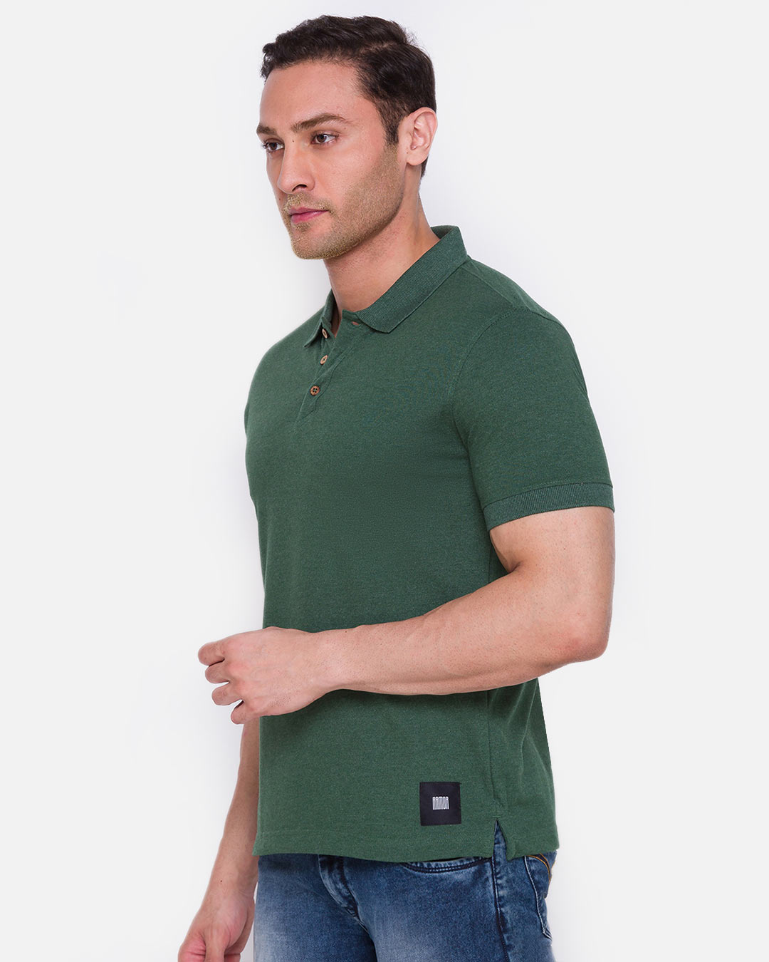 Shop Inc. Men's Armor Polo T-Shirt Green-Back