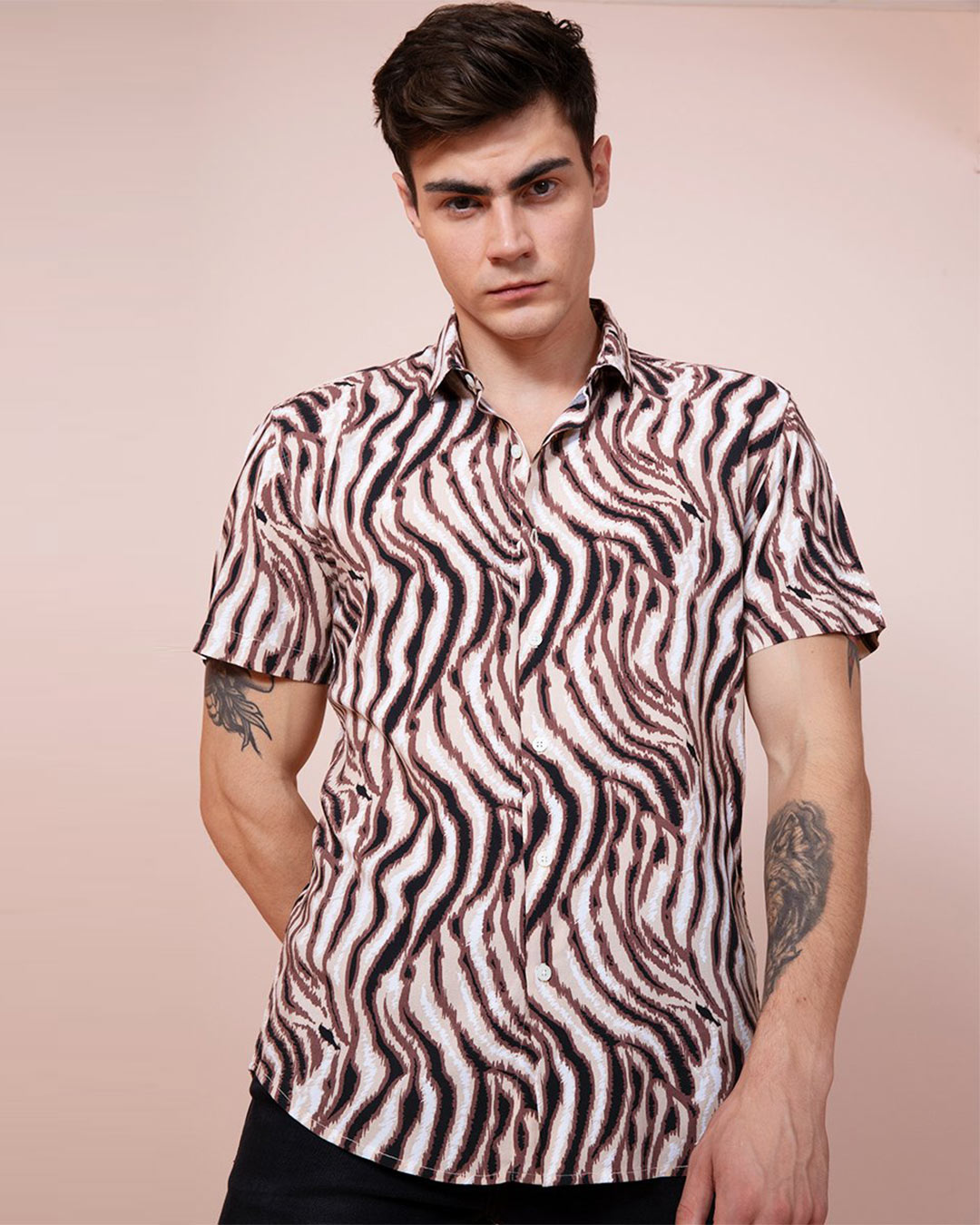 Shop Amazonian Brown Shirt-Front