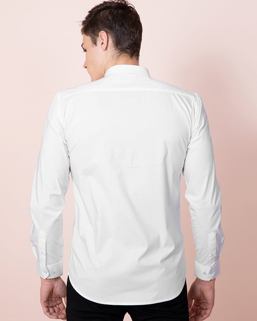 Shop Glimmer Plus Size White Shirt-Back