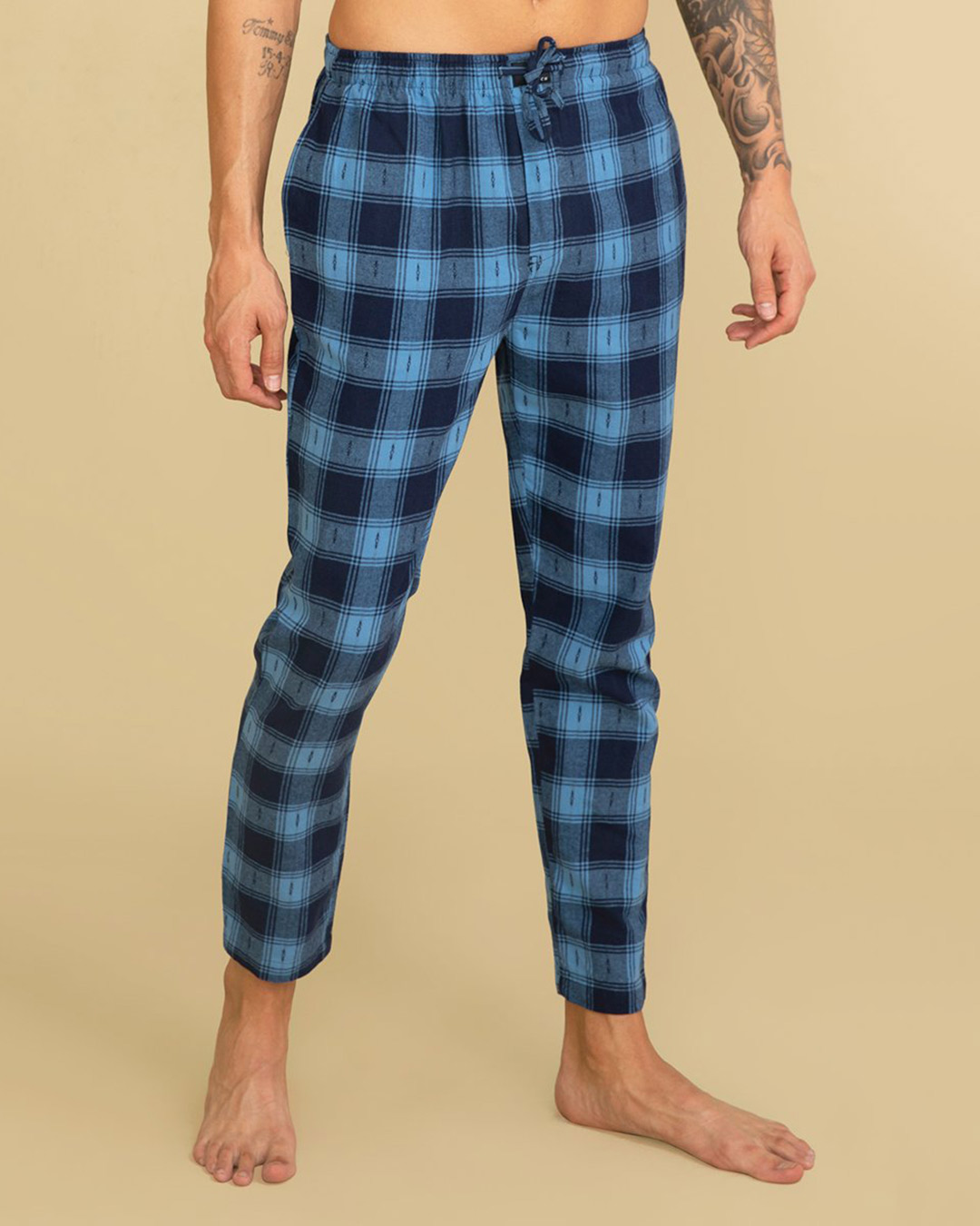 Shop Laze Caralina Blue Pyjamas-Back
