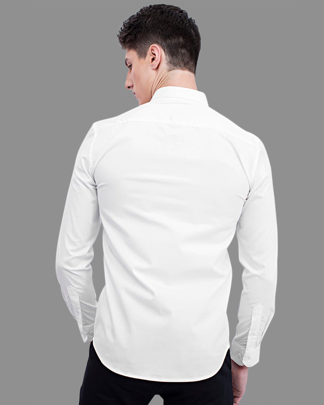 Shop Zebra White Printed Shirt-Back
