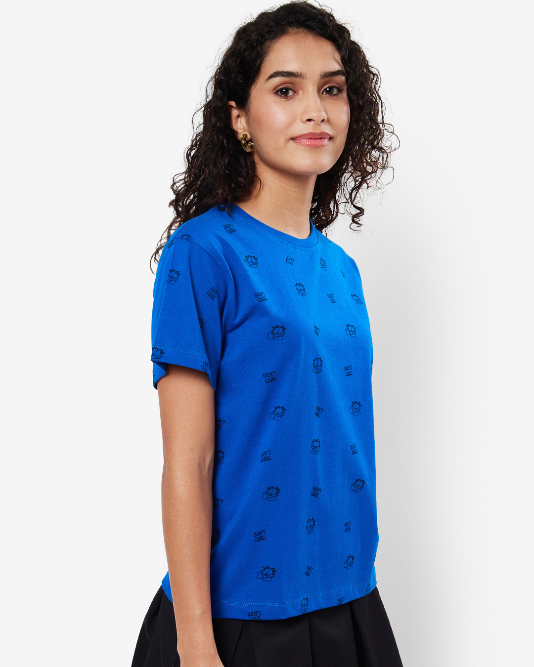 Shop Women's Snorkel Blue All Over Printed T-shirt-Back