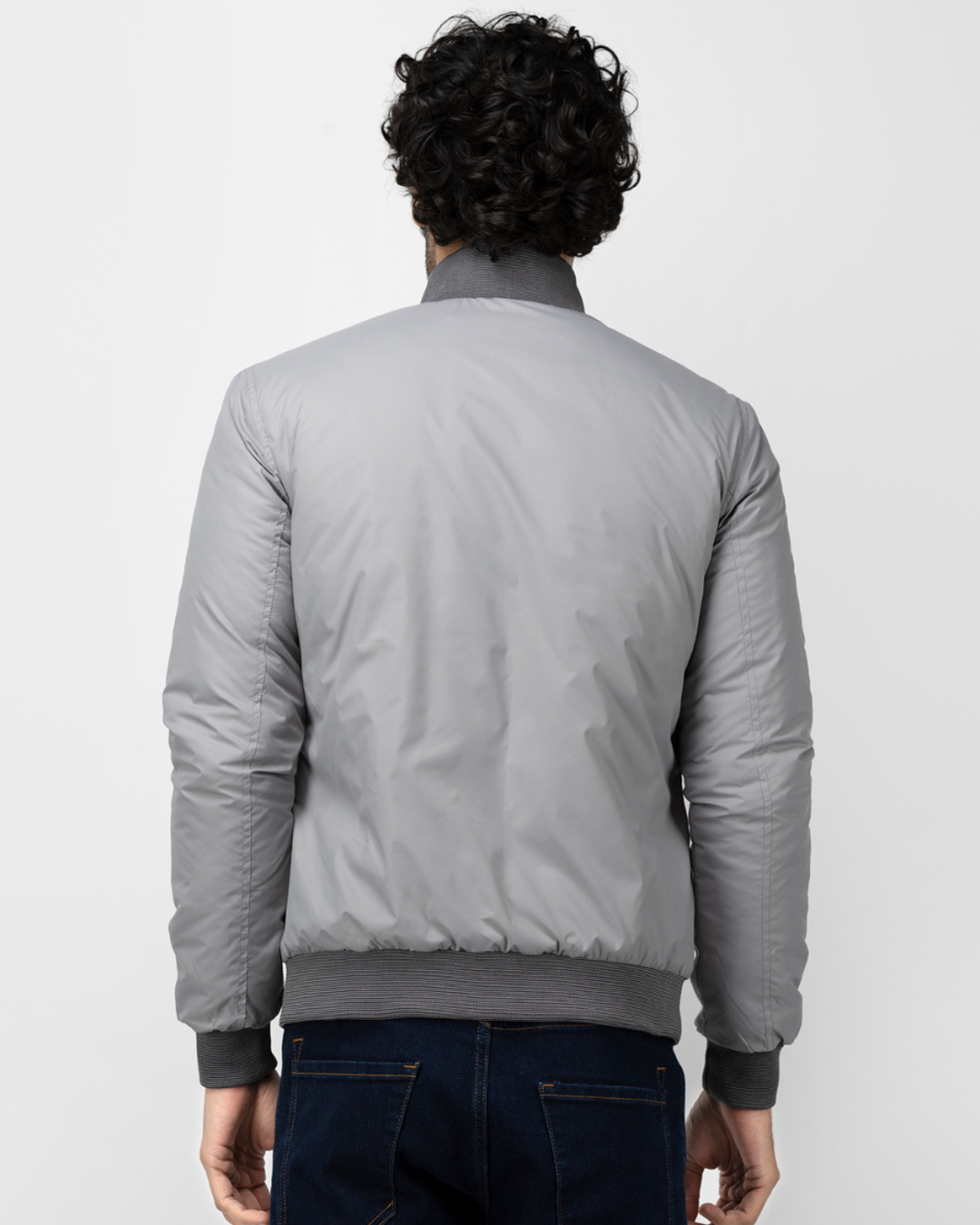 Buy SOC PERFORMANCE Light Grey Puffer Jacket for Men Grey Online at