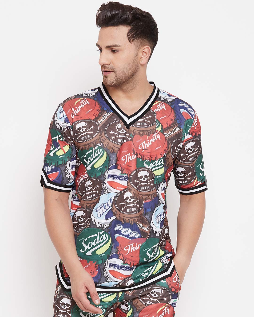 Shop Soda Crown Basketball Fit Tshirt-Back