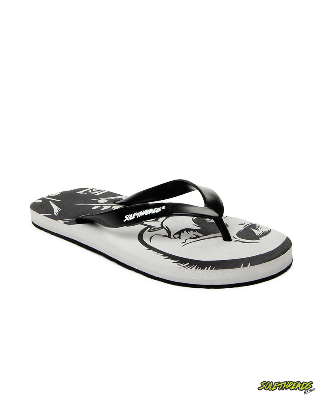 Buy Solethread Eagle Skull Light Grey Men's Flip-Flop Online in India at  Bewakoof