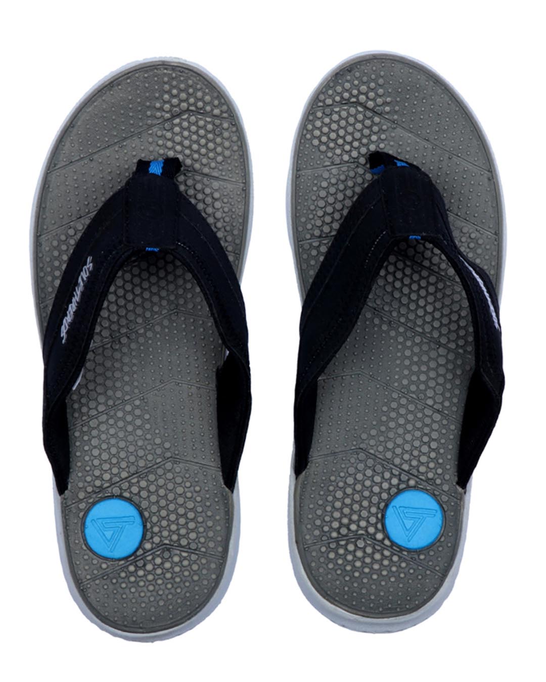 Buy Solethreads Enzo - D.Grey/L.Grey Flip Flops For Men Online in India ...
