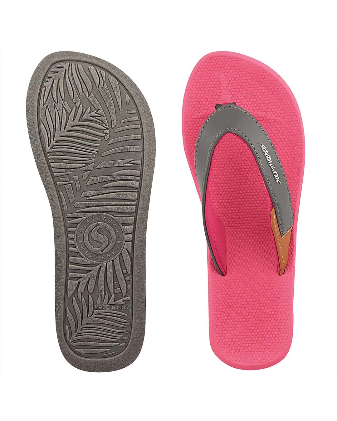 Shop Grip   Pink Flip Flops For Women-Back