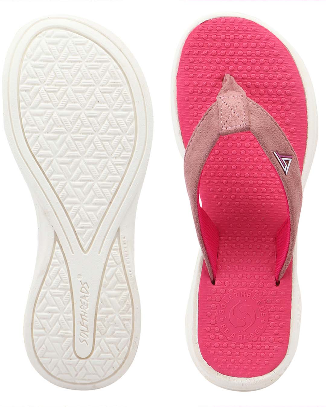 Shop Sally   Pink Flip Flops For Women-Back