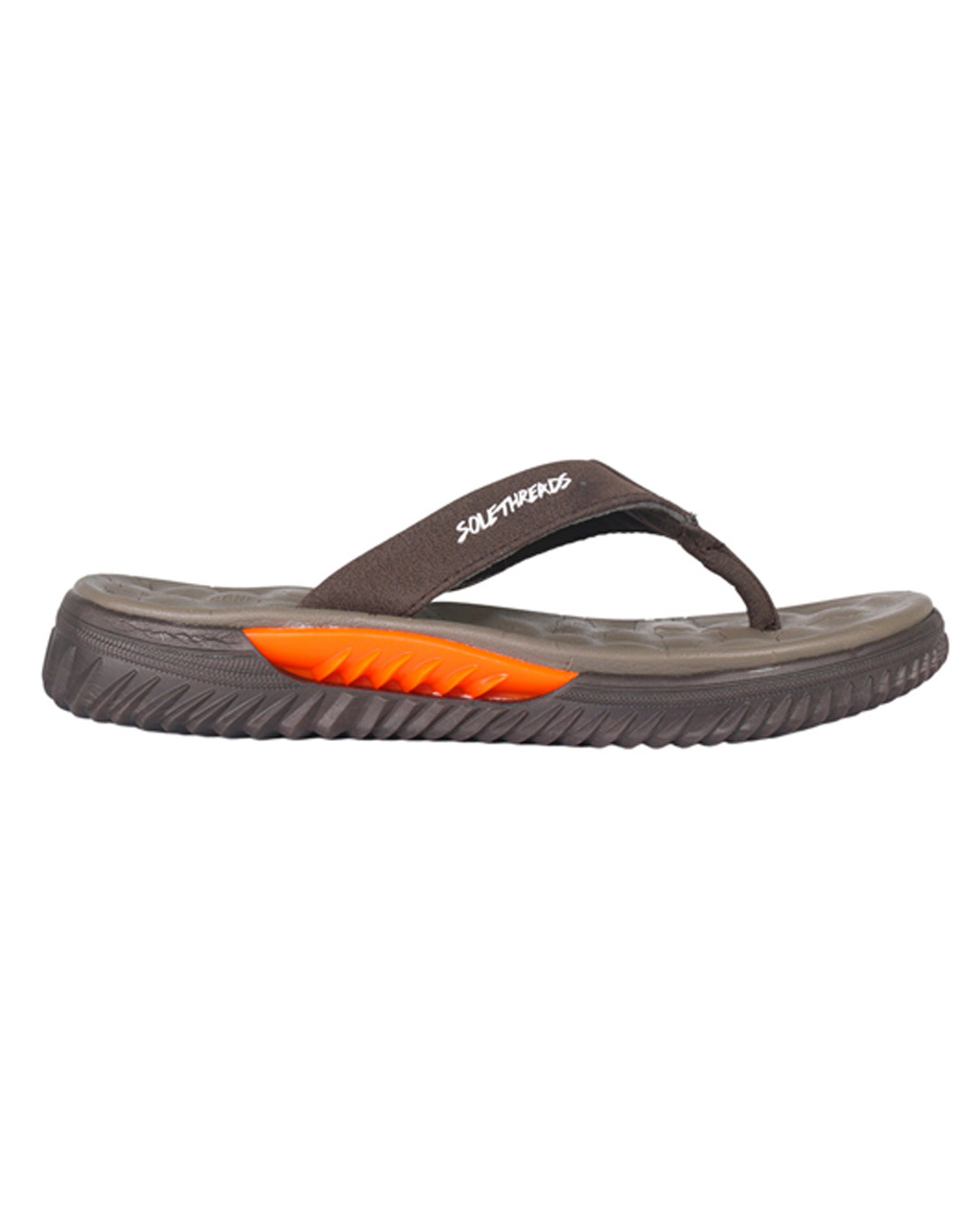 Shop Skysurfer   Brown Flip Flops For Men-Back