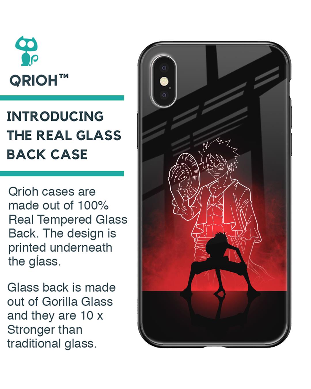 Shop Soul Of Anime Premium Glass Case for Apple iPhone XS (Shock Proof,Scratch Resistant)-Back