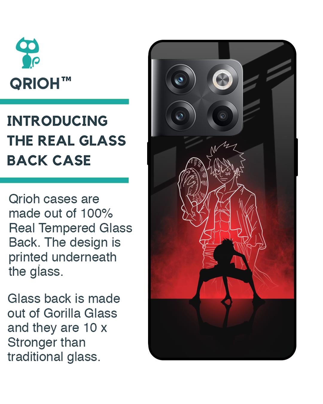 Shop Soul Of Anime Premium Glass Case for Oneplus 10T 5G (Shock Proof,Scratch Resistant)-Back
