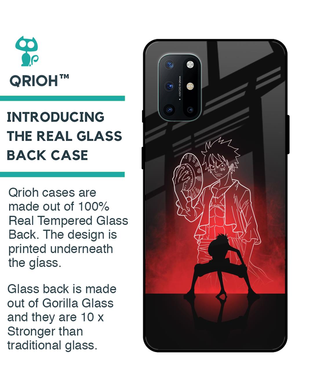 Shop Soul Of Anime Premium Glass Case for OnePlus 8T (Shock Proof,Scratch Resistant)-Back