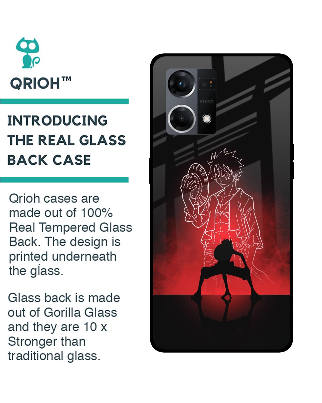 Shop Soul Of Anime Premium Glass Case for Oppo F21s Pro (Shock Proof,Scratch Resistant)-Back