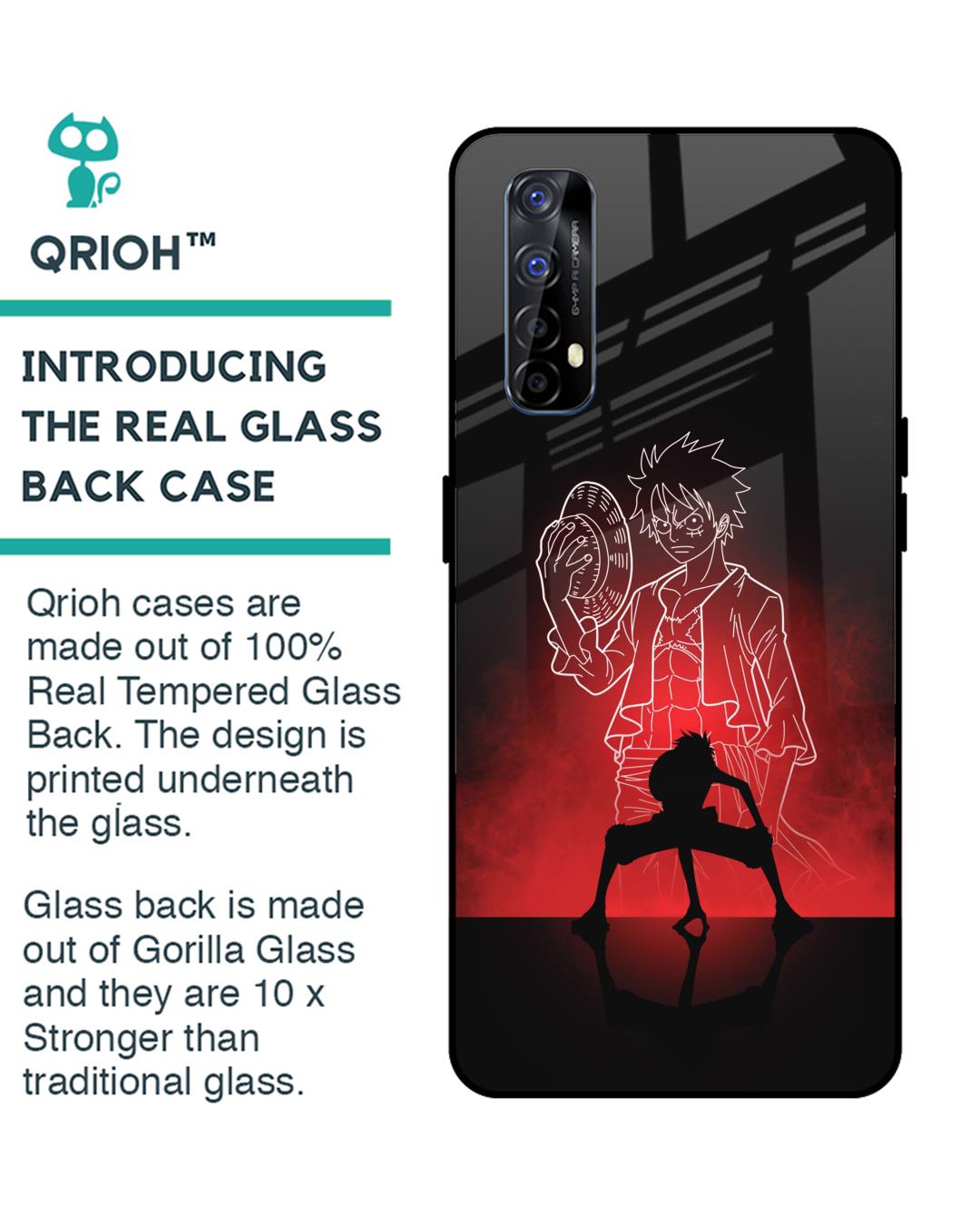 Shop Soul Of Anime Premium Glass Case for Realme Narzo 20 Pro (Shock Proof, Scratch Resistant)-Back