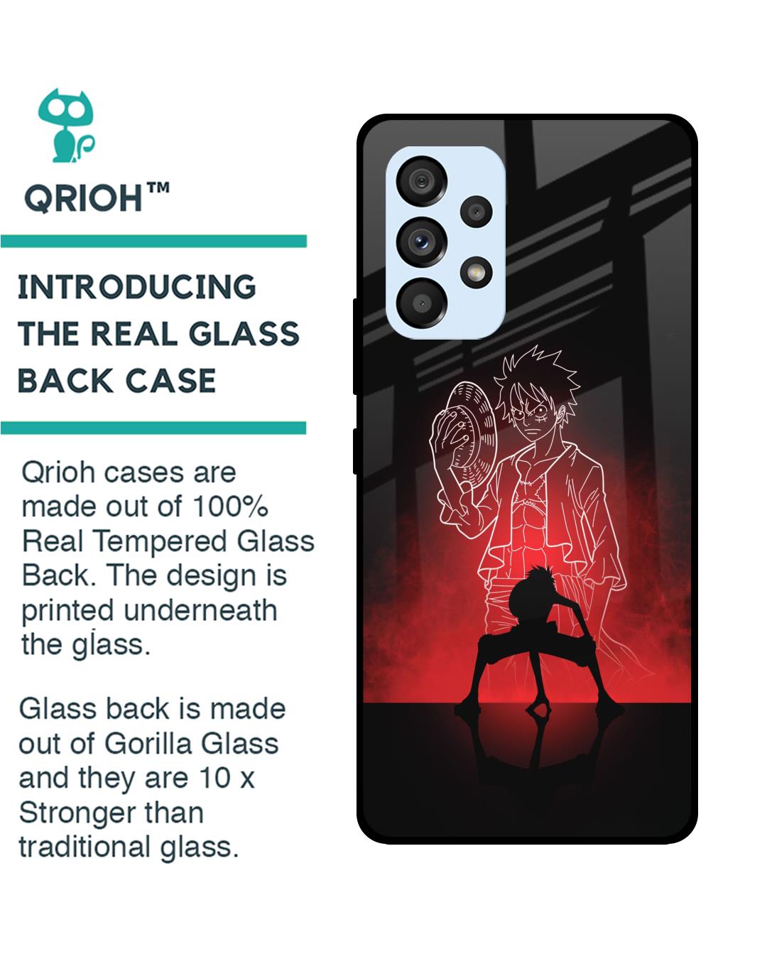 Shop Soul Of Anime Premium Glass Case for Samsung Galaxy A53 5G (Shock Proof,Scratch Resistant)-Back