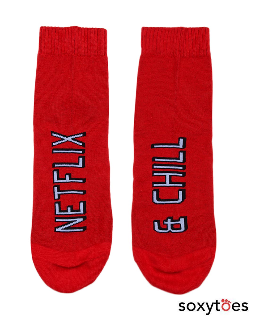 Shop Pack of 2 Soxytoes Lets Netflix Ankle Socks-Back