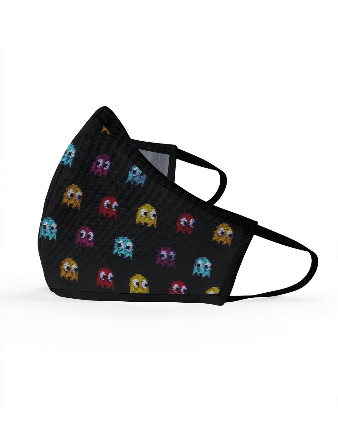 Shop Mask  Pacman Cotton Knitted Mask-Back