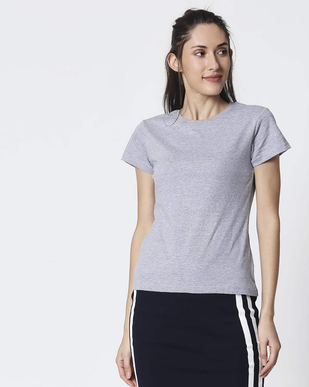 Shop Space Grey Women's Half Sleeve T-Shirt-Back