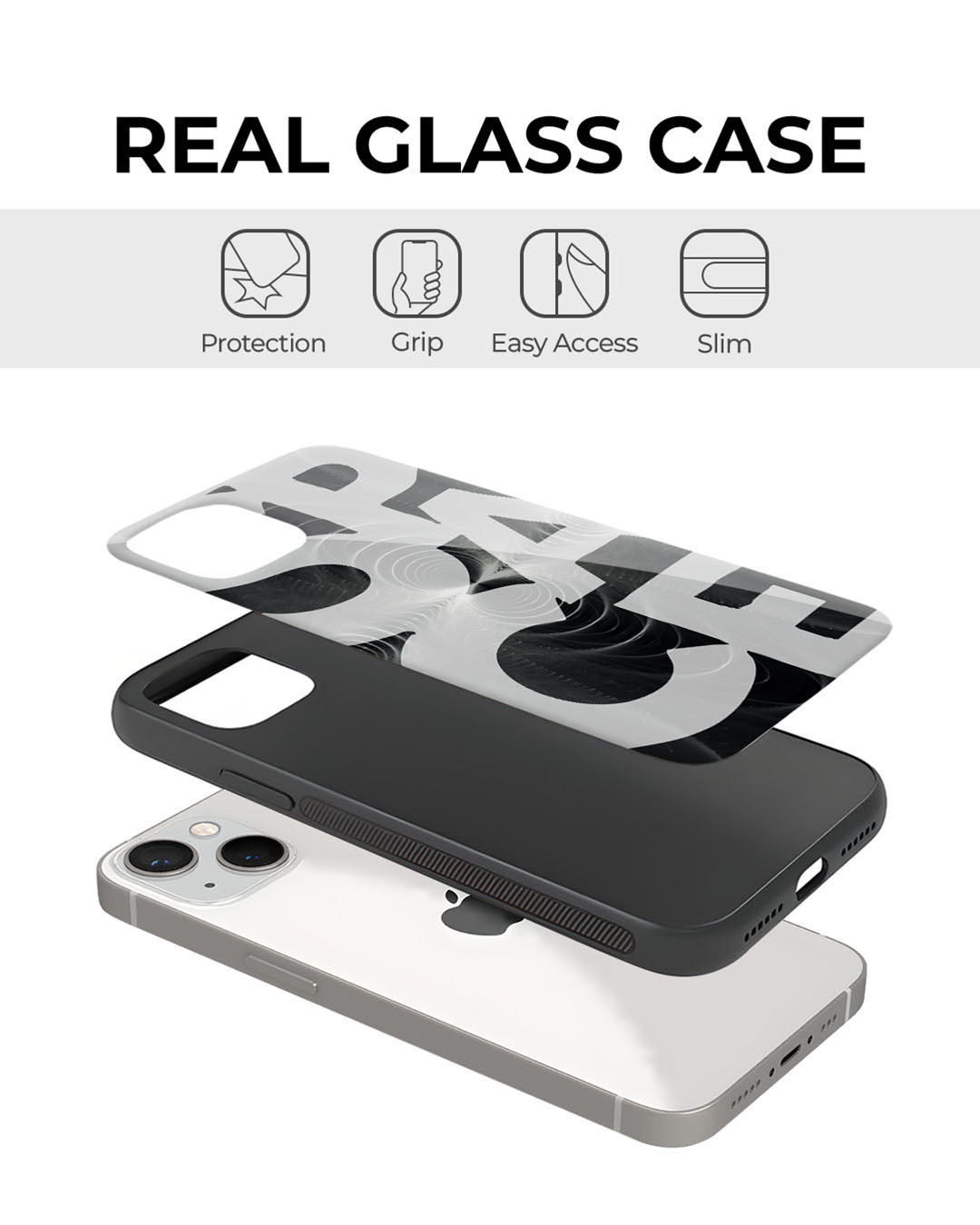 Shop Space Jam Premium Glass Cover for Apple iPhone 13 Pro-Back